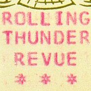 rolling thunder tour poster