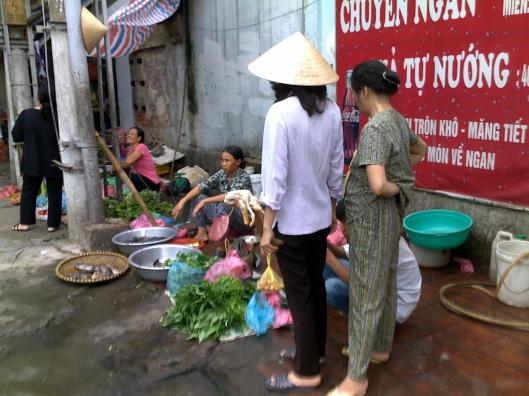 Hanoi street market